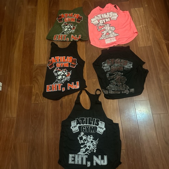 Gymshark Men's Tank Tops - Black, Orange, Pink - Picture 1 of 3